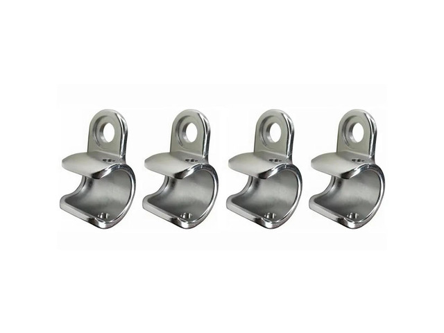 4PCS Bike Trailer Hitch Cup Mount For Thule Chariot Courier Coaster Cadence Stainless Steel Stroller Axle Hitch Cup