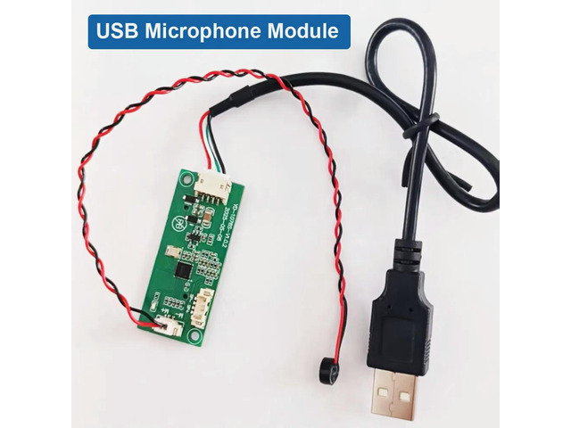 USB Microphone Module with Echo Cancellation and Speaker Loopback Interface