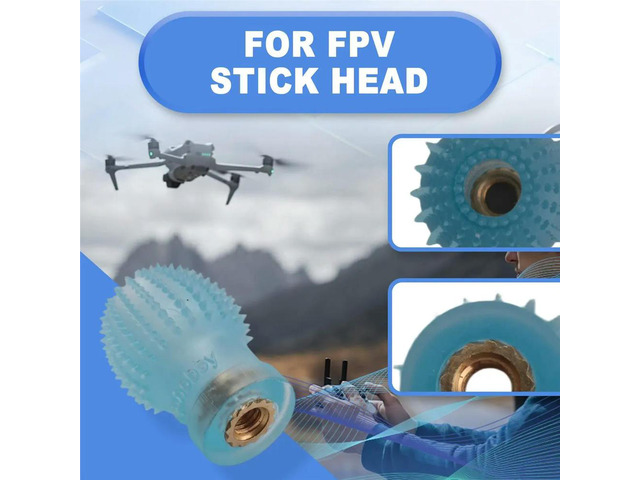 2PCS Thumb Grippies Non-Slip Radio Stick Ends 3mm for FPV Radio Transmitter Hall Gimbal TBS DIY Parts