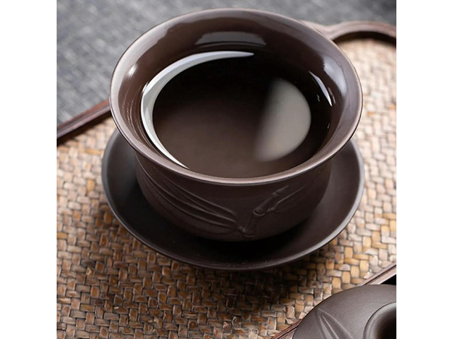 Clay Tea Set Teapot Covered Bowl Teacup Large Covered Bowl Household Tea Bowl Tea Brewing Covered Bowl