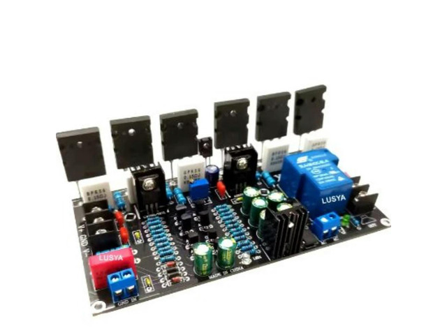 Mono 300W Amplifier Board 1943+5200 Post-stage Amplifier Board with Speaker Protection