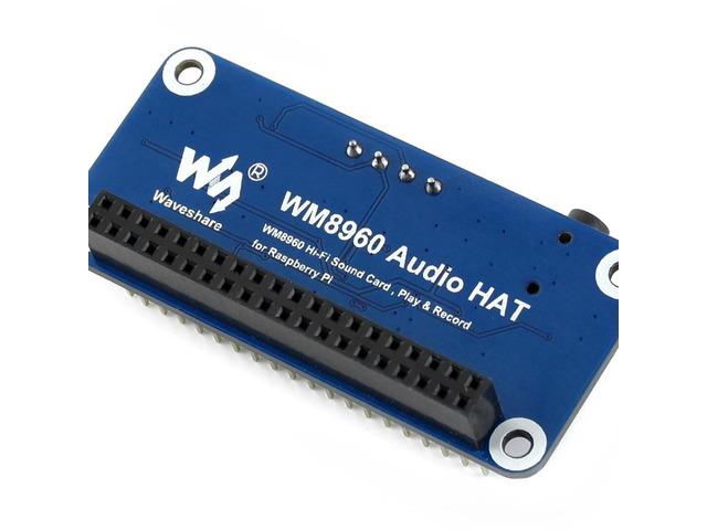WM8960 Hi-Fi Sound Card HAT for Raspberry Pi Stereo CODEC Play/Record