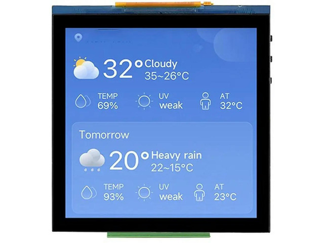 Dual-Core 4 Inch IPS Display Development Board, 480X480 Microcontroller Board Design For DIY Electronics Projects