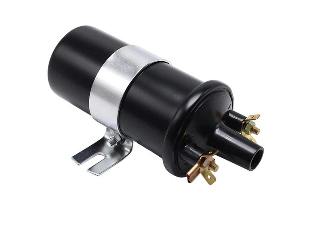 DLB198 Vehicle Ignition Coil Black Low Resistance Ballast High Energy Coil Required For Vehicles 0.6-0.8 Ohm Ignition
