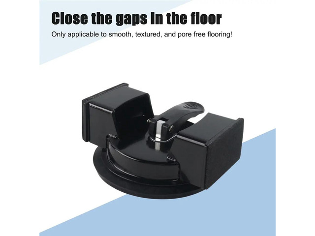 Laminate Floor Gap Fixer Tool with Suction Cup Plank Gap Repair Tool for Smooth Surface, Iron Heavy Duty Flooring Fixer