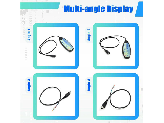 Recliner Chair Remote Control with 8 Pin Connectors Heating Intensity Adjustment 12VDC 20in Cord Tailored Massage Modes