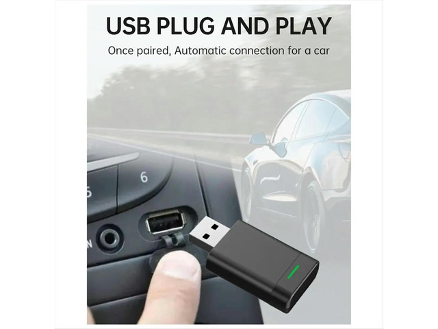 Carplay Android Car Adapter 2-In-1 Wired to Mini Car Ai Box for Audi Toyota Volkswagen Plug and Play