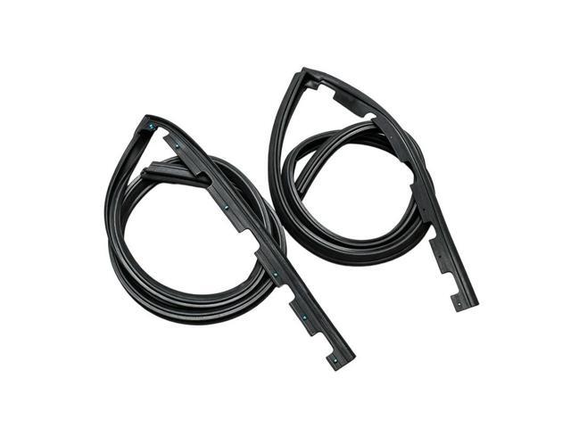 Front Door Sub Seal Weather Strip Set Left& Right 72325-SR3-014, 72365-SR3-014 For HONDA 2DR 3DR 1992-1995 Rubber