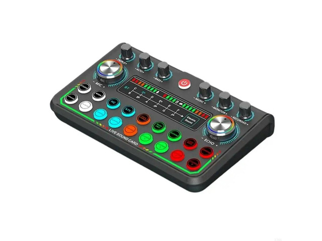 USB Auditory Live Broadcast Sound Card Dynamic Mic Hifi Sound For Streami