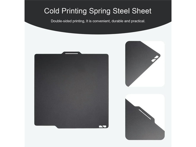 Build Plate for X1 X1C P1P P1S A1/ A1 Mini Double Sided Epoxy Resin Coating Cold Printing Spring Steel Sheet