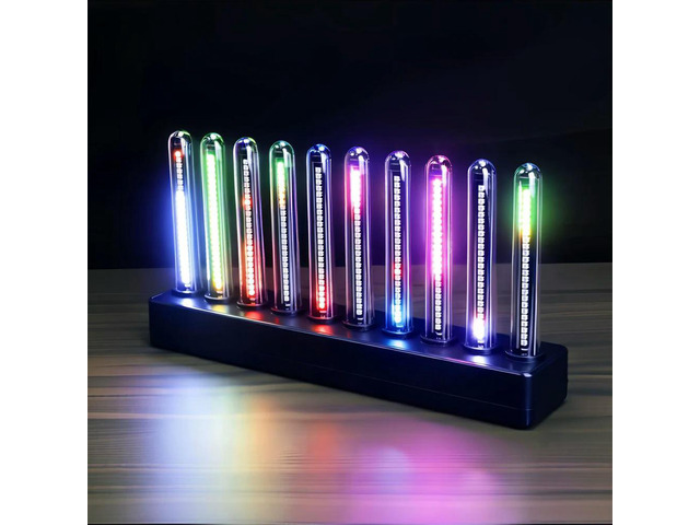 LED Spectrum Lamp Pick up Sound Simulation Glow Spectrum Atmosphere Lamp Sound Control Music Spectrum
