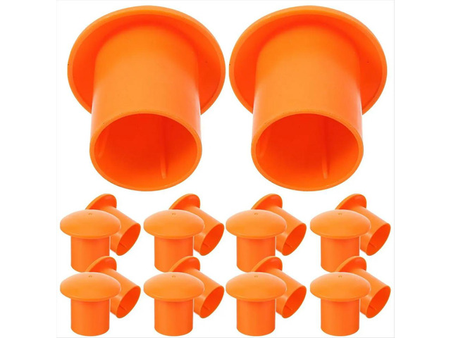 50Pcs Steel Bar Protective Cap Rebar End Protectors Sleeve Cover for Protector Construction Industry Mushroom
