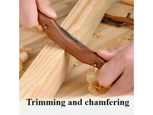 Mini Bird Planer Woodworking Wood DIY Trimming Chamfering Steel Planing Tool Small Spokeshave Plane Ebony