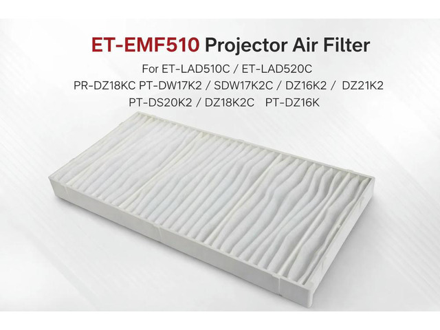 ET-EMF510 Projector Air Filter For PT-DZ21K PT-DS20K PT-DW17K PT-SDW17KC/SDW18KC/DZ16KPT-DW17K,PT-DW17K2,PT-DZ16K,PT-DZ16K2