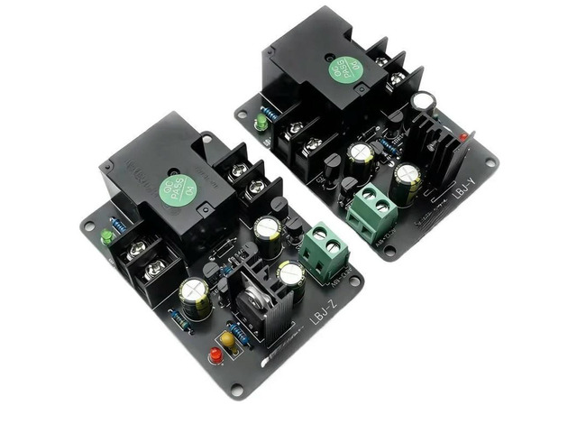 2pcs 40A Power Amplifier Speaker Delay Protection Board L+R Stereo High Power AC 12V-18V