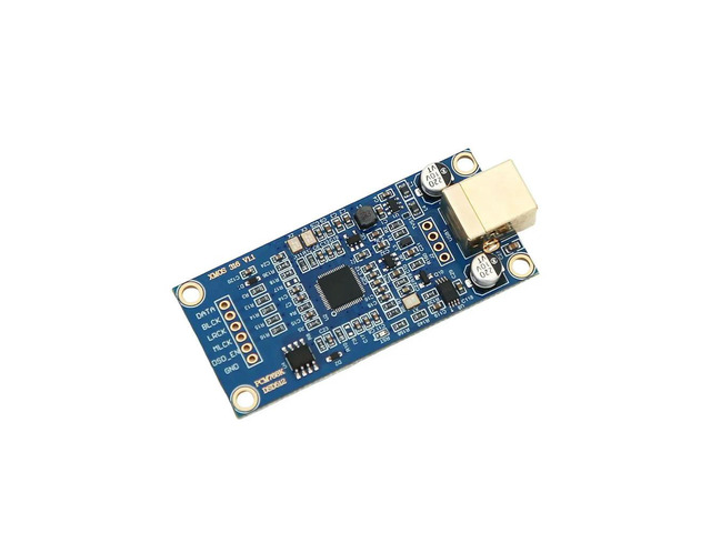 XMOS XU316 USB digital interface support DSD512 upgrade Amanero daughter card, immersion gold 4-layer PCB