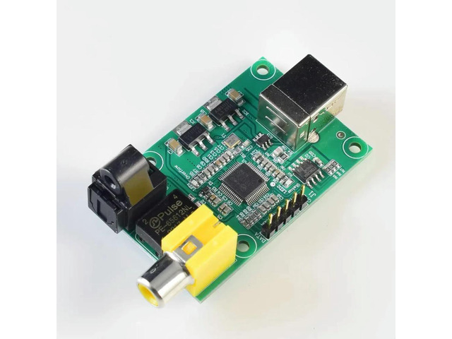LJMSA9123 USB to SPDIF optical I2S output 24BIT 192K
