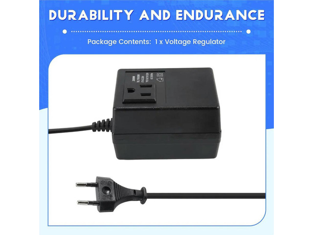 Power Transformer Voltage Regulator 220V to 110V Voltage Converter Step-Down Transformer Invert 200W EU Plug