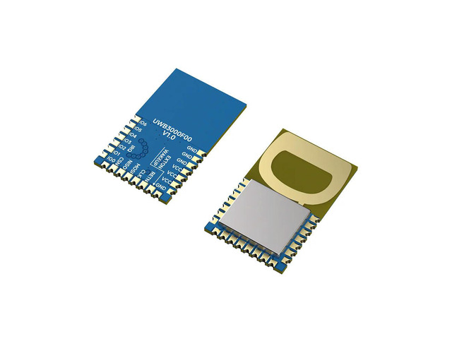 UWB tracking indoor positioning module,Positioning accuracy: 10cm,two-way ranging,UWB3000F00 adopted Decawave's DW3000