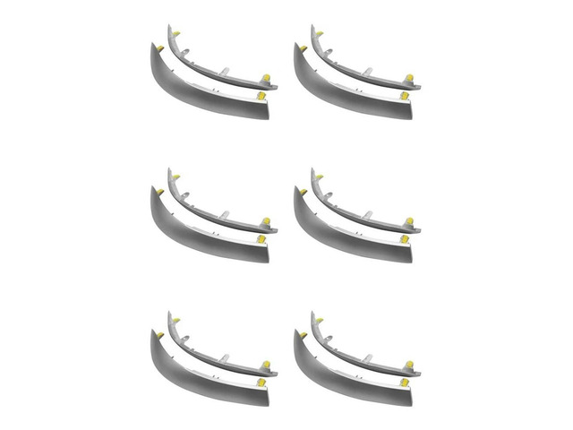 6X Air Outlet Frame Interior Strip Air Vent Outlet Cover Trim For Toyota Corolla 2007-2013 5543602330 5543502370