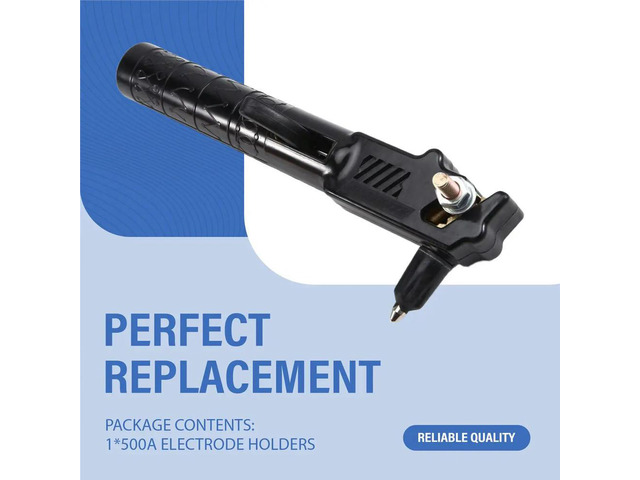 500A Electrode Holders with Chipping Hammer Spring High-Power Welding Tools Crooked Mouth Welding Pliers