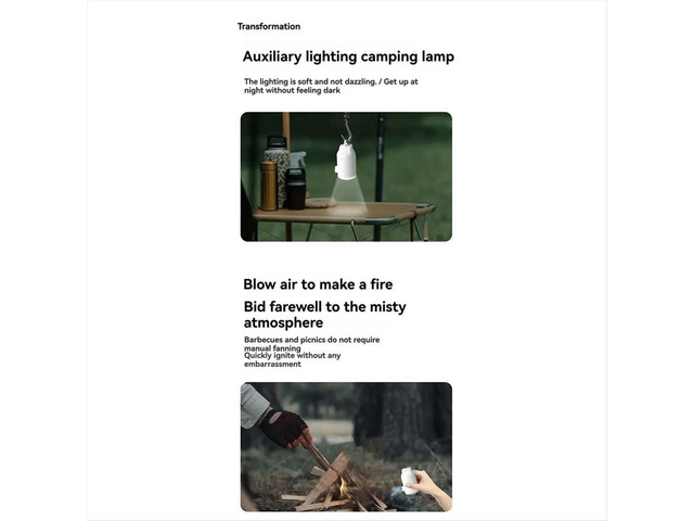 Air Pump Camping Lantern Mini Electric Air Pump for Inflatable Mattress, Air Bed, Swimming Ring Black