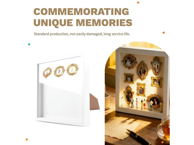 DIY Mini Museum Silhouette Box - Mini Museum Frames, Celebrate Your Special Memories in Style, for Valentine'S Day Gifts