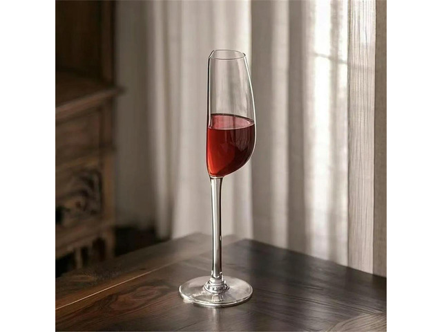 2PCS 220ML Wine Glass Set Style Half Red Wine and Champagne Glasses Glass Suitable for Home Gathering