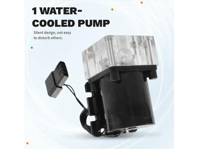 500L/H Noiseless Water Cooling Pump 4 Meters Lift G1/4 Thread for PC Computer CPU Water Cooling System