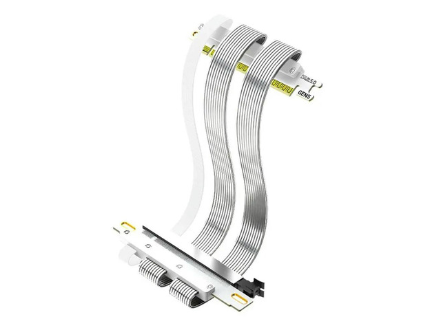 Pcie 5.0 X16 Riser Cable Dual Reverse 180Â° To 180Â° GPU Extension Cable 128Gb/S High-Speed Design For ITX Case 20Cm
