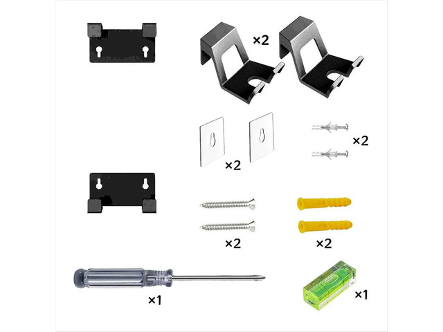 Wall Mount Holder for Xbox Series S,l Vertical Hanging on Wall or Under Desk, for SXS Accessories White