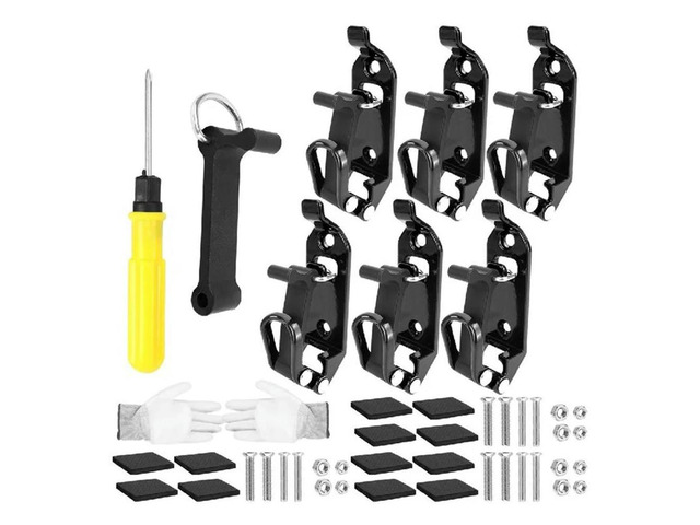 Complete Installation Kit Car Roof Rack Fixing Clamp Padded Roof Bar Cargo Holder For Surfboard Kayak