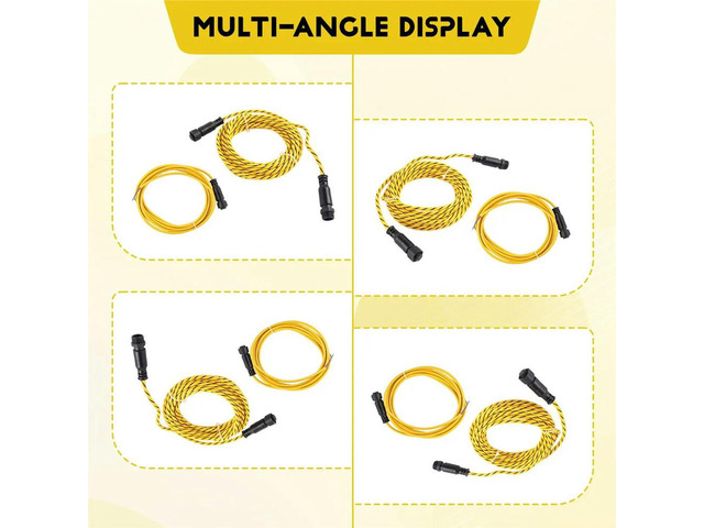 Water Leak Sensing Cable - Extension Sensor for Risinglink Leak Detector - Great for DIY Projects and Expanded Coverage