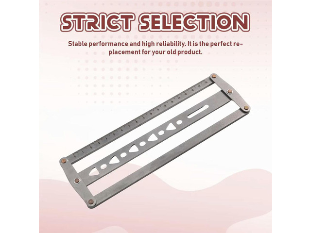 Belt Positioning Auxiliary Ruler Cutting Punch Hole Tool Punch Hole Spacing End Holes Position Stencil,