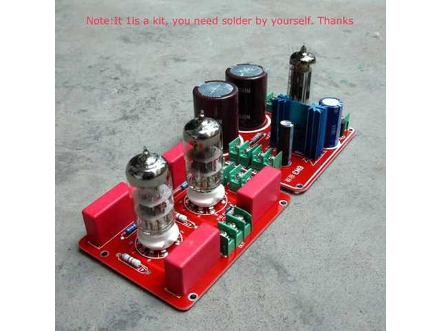 Tube 6N3 SRPP DIY Dual 180V-230V Buffer Preamplifier Pre AMP kit