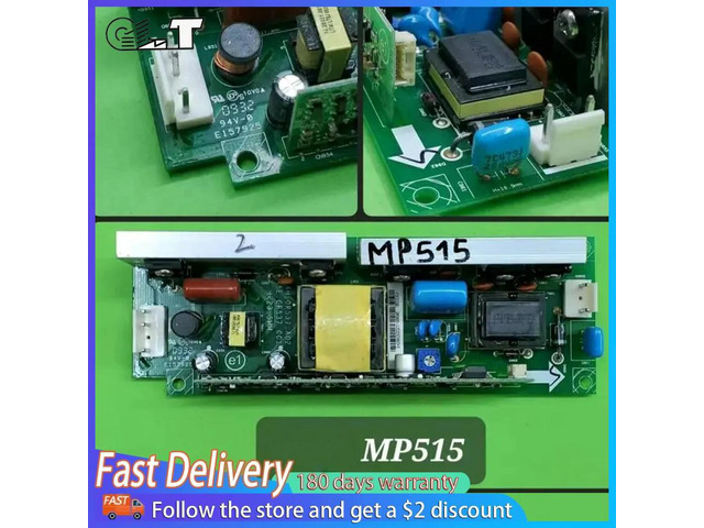 Projector Power Supply Board Replacement For MP515 MP515ST MP525 MP525ST MP526 MP576 MS500 MS500H MX501 CP270 Compatible Repair
