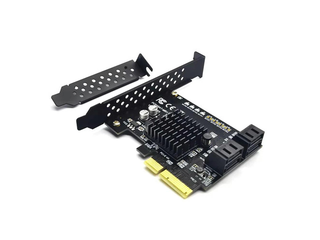 4 Ports SATA 6G PCI Express Controller Card PCI-e 4x To SATA III 3.0 88SE9230 Chip Support PCI-E 4X 8X 16 /RAID for SSD HDD