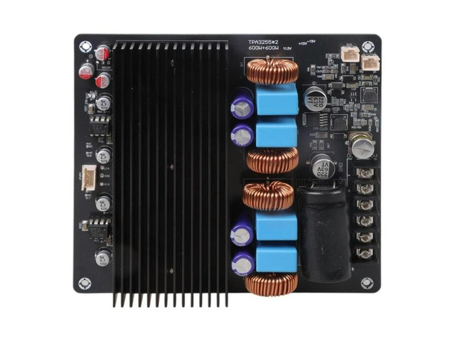 TPA3255 Double Channel Amplifiers Board 600Wx2 Output Optimized Thermal Management Line Power for Speakers Use