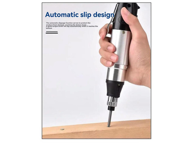 802 Electric Screwdriver with 2 Bits Stepless Speed AC220V DC Powered Electric Screwdriver Regulation Repair Tool