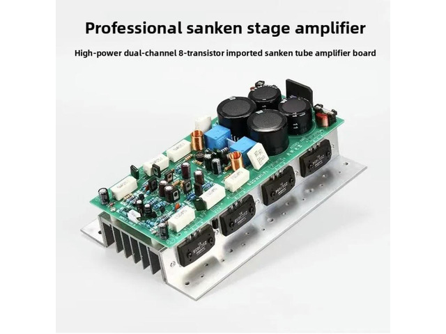 SanKen 1494/3858 400W 2.0 Channel Stereo High Power Amplifier Board Audio Finished Product