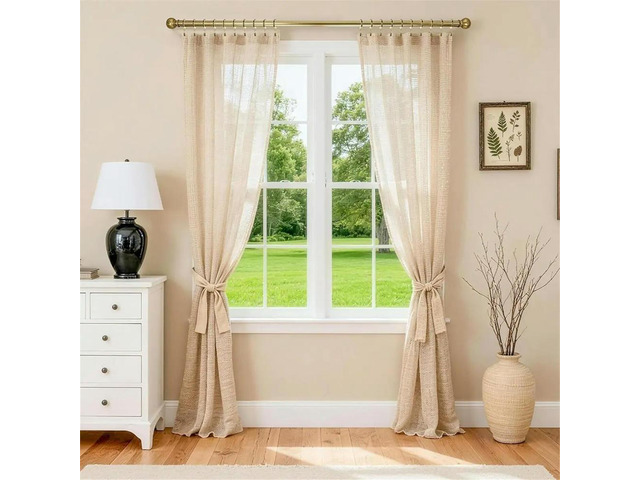 uyuy 20 Premium Easy Glide Curtain Rings with Clips l Drapery Rings with Silent Nylon Inserts Curtain Rod Clips & Rings