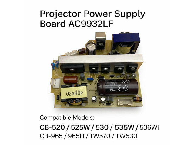 Projector Power supply board For CB-965 965H TW570 TW530 TW495 CB-520 525W 530 535W 536Wi