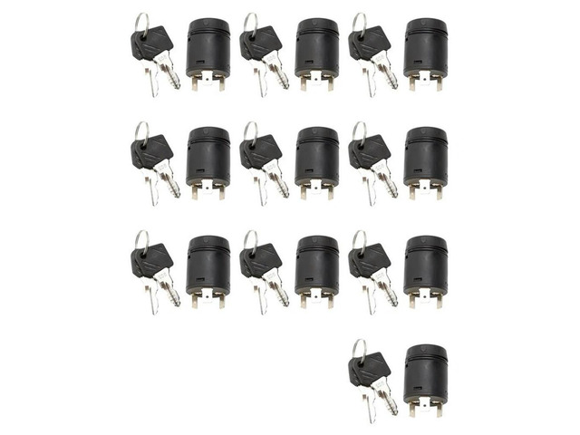 10X Electric Door Lock Key Lock 7915492618 /7915492692 Ignition Switch Ignition Lock With 20Keys For LINDE Forklifts 802