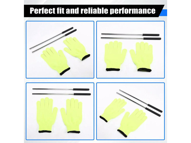 Garage Door Torsion Spring Winding Bars with Non-Slip Handle Torsion Spring Bars