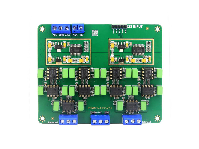 Y3 parallel dual PCM1794A decoding board DAC gold-plated HiFi fever 24Bit 192kHz PCM1794
