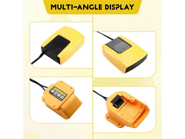 Cordless Car Heater Electric Warm Air Blower Heating Fan Windshield Demister Defroster Power Tool for DeWALT 20V