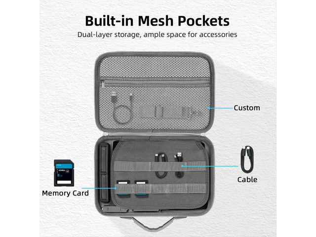 Carrying Case Travel Shoulder Bag for X5 Camera Accessories Bag PU Handbag Box
