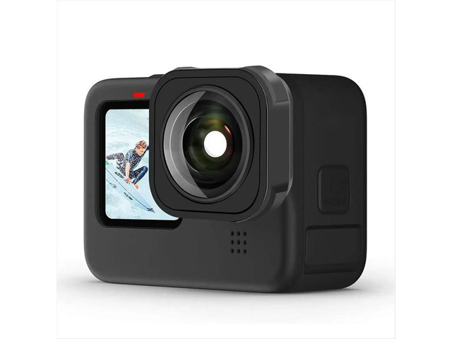 Max Lens Mod Wide Angle Lens for Gopro Hero 12 11 10 9 Camera 5M Waterproof Anti-Shaking 155° Wide Angle Lens