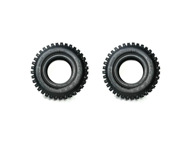 2Pcs 13X4.10-6 Tubeless Off-Road Tires Thickened Treads For Snowplows, ATV, Lawnmowers, And Sightseeing Vehicles 150Mm