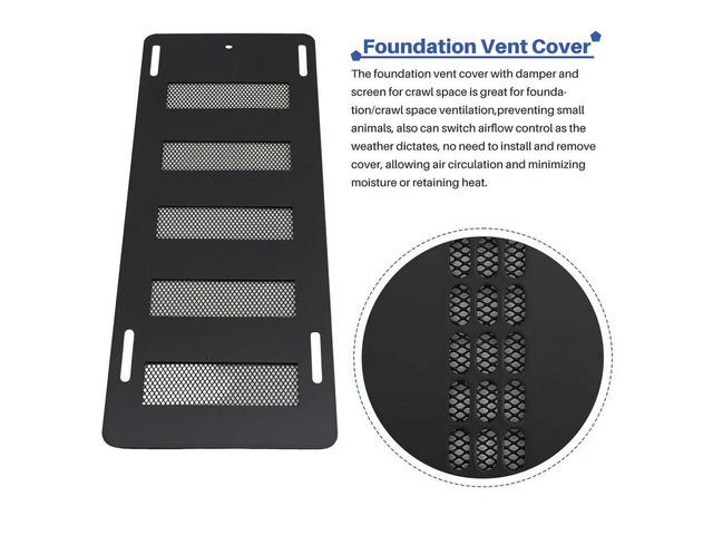 Crawl Space Vent Cover Foundation Vent Cover for Crawl Space Garage Attic Home Outdoor Foundation Air Wall Ven